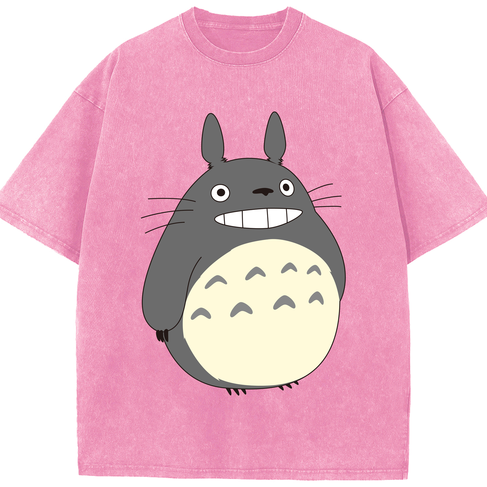（画像用） となりのトトロ 草壁メイ 草壁サツキ My Neighbor Totoro Satsuki Kusakabe Mei Kusakabe 綿100% ヴィンテージ風 半袖Tシャツ（フロントプリント）